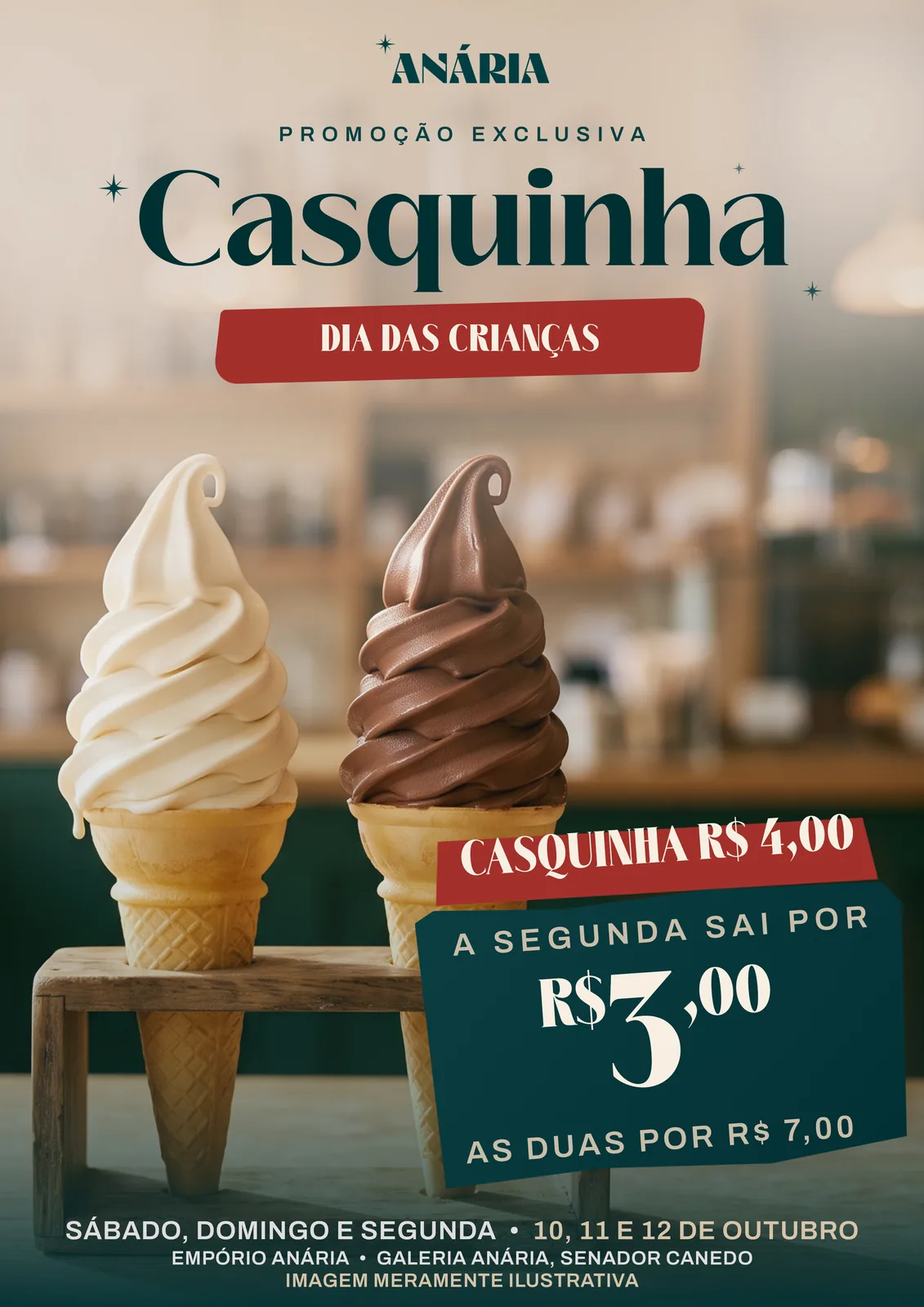 Casquinha do Dia das Crianças, encarte A4