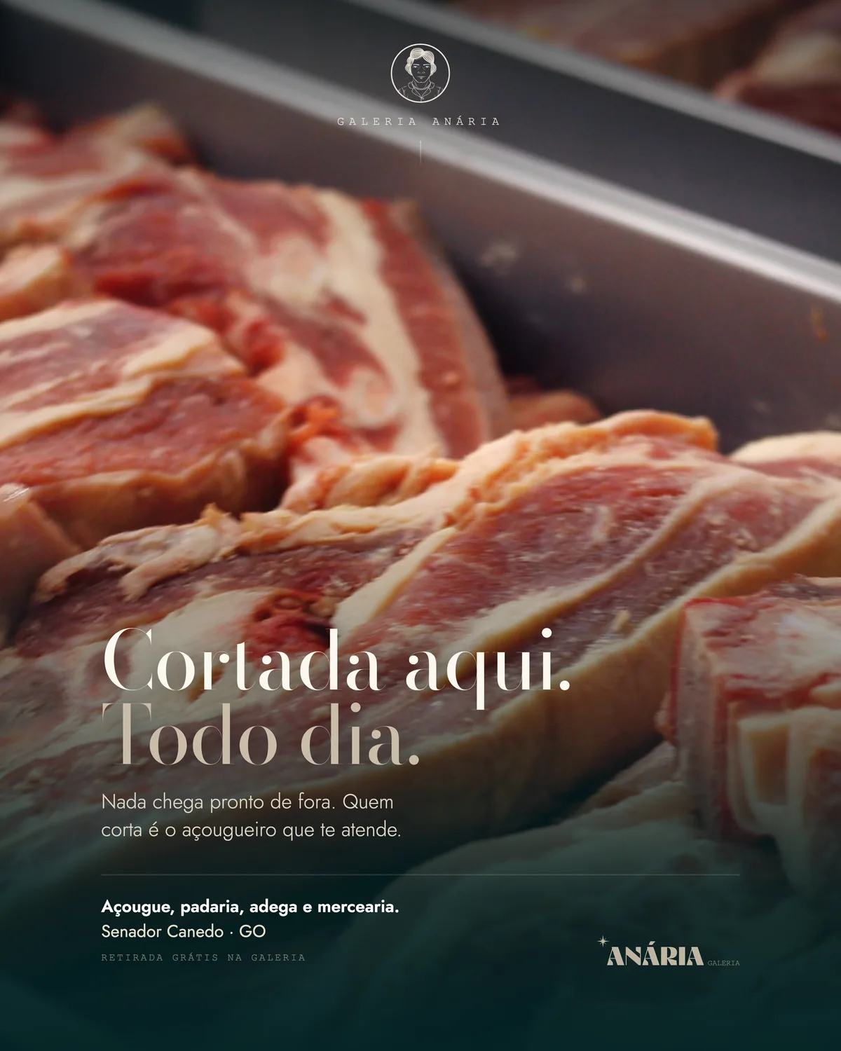 Cortada aqui. Todo dia.