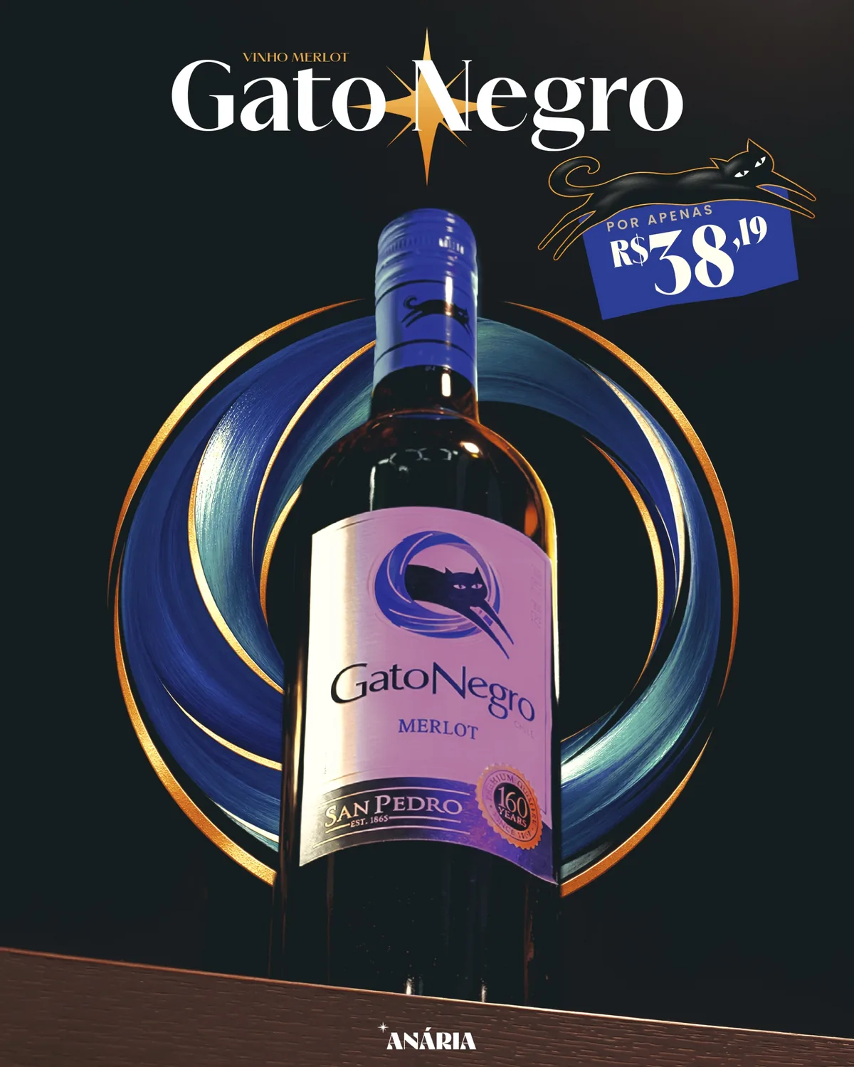 Gato Negro, feed