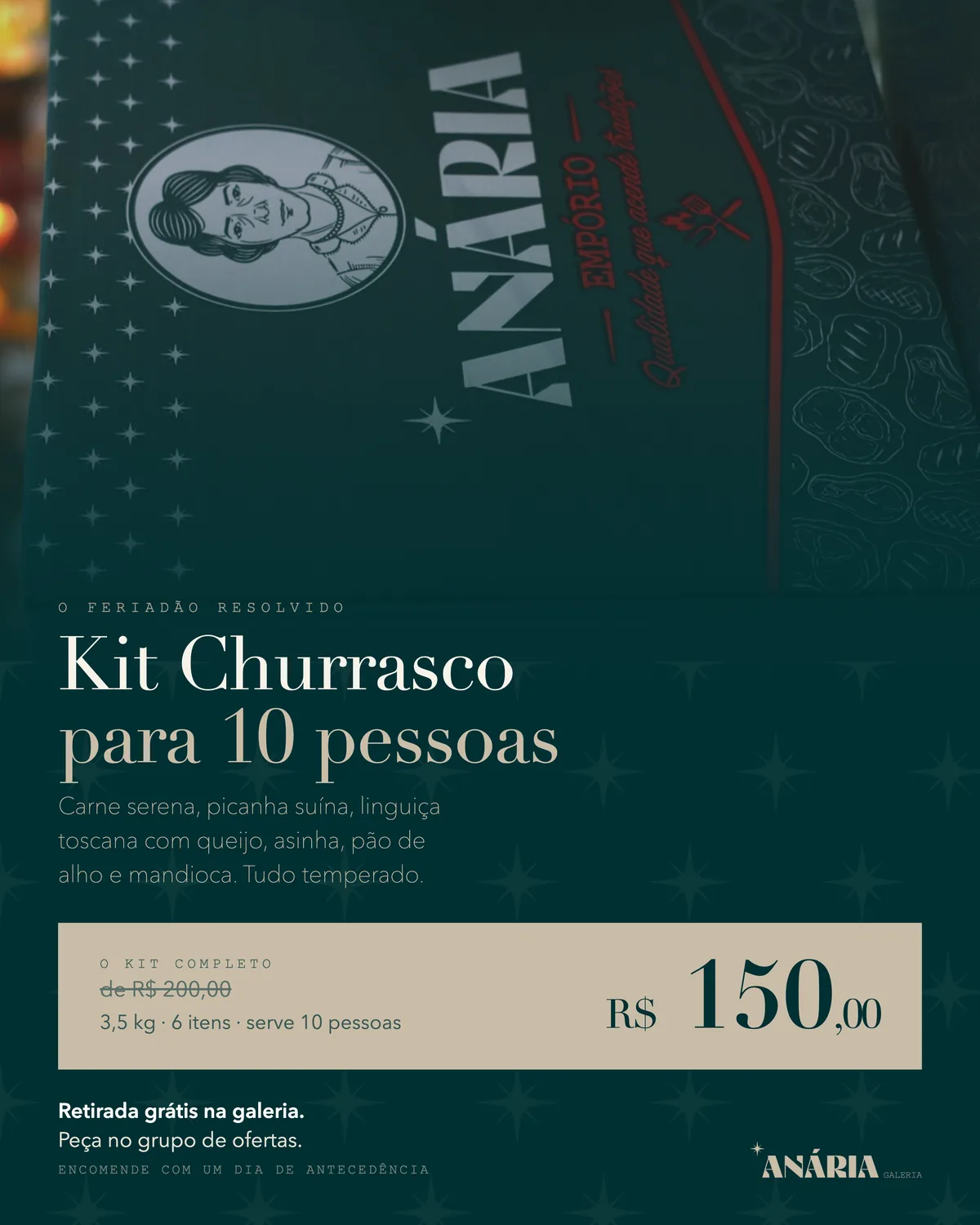 Kit Churrasco, feed