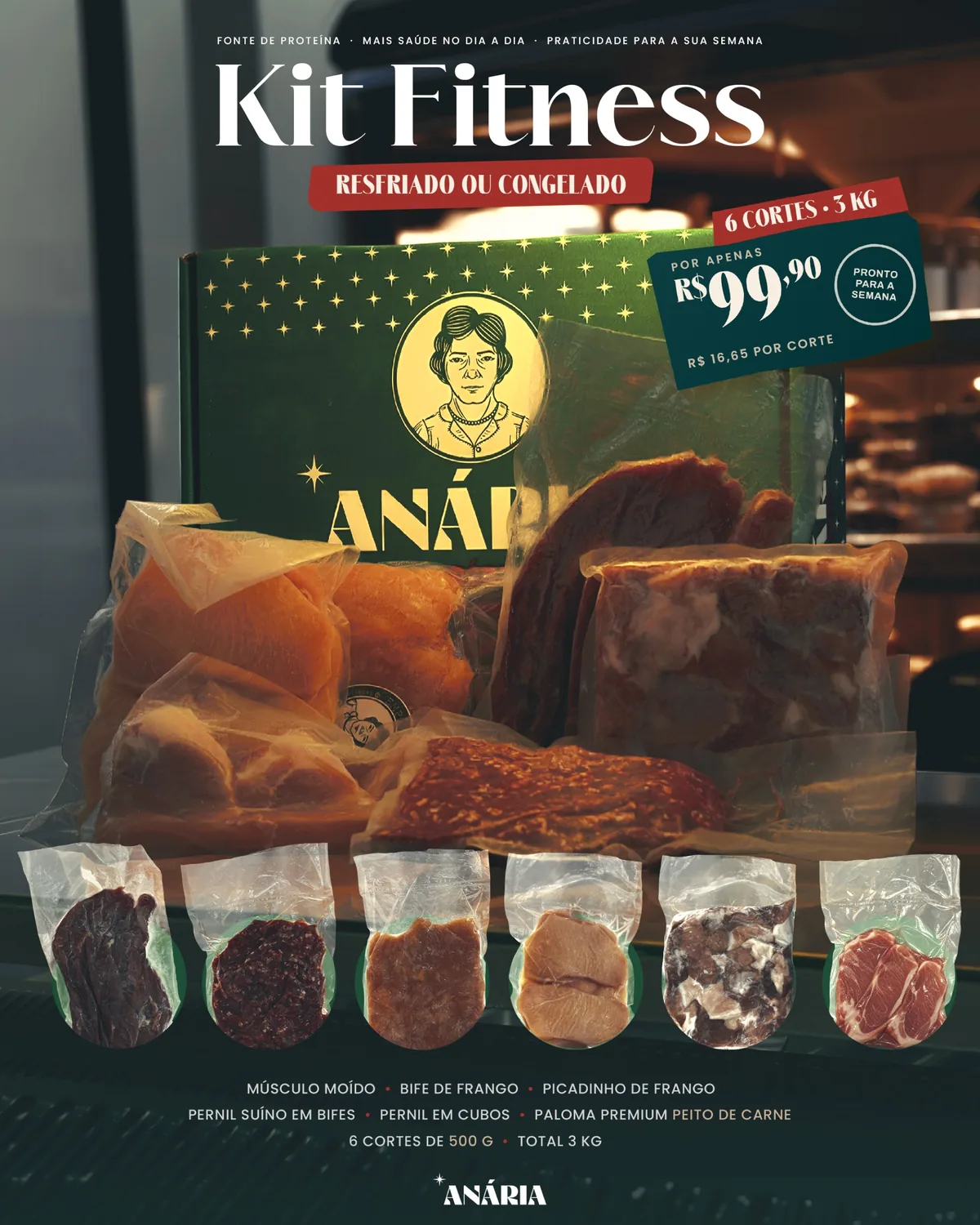 Kit Fitness, feed