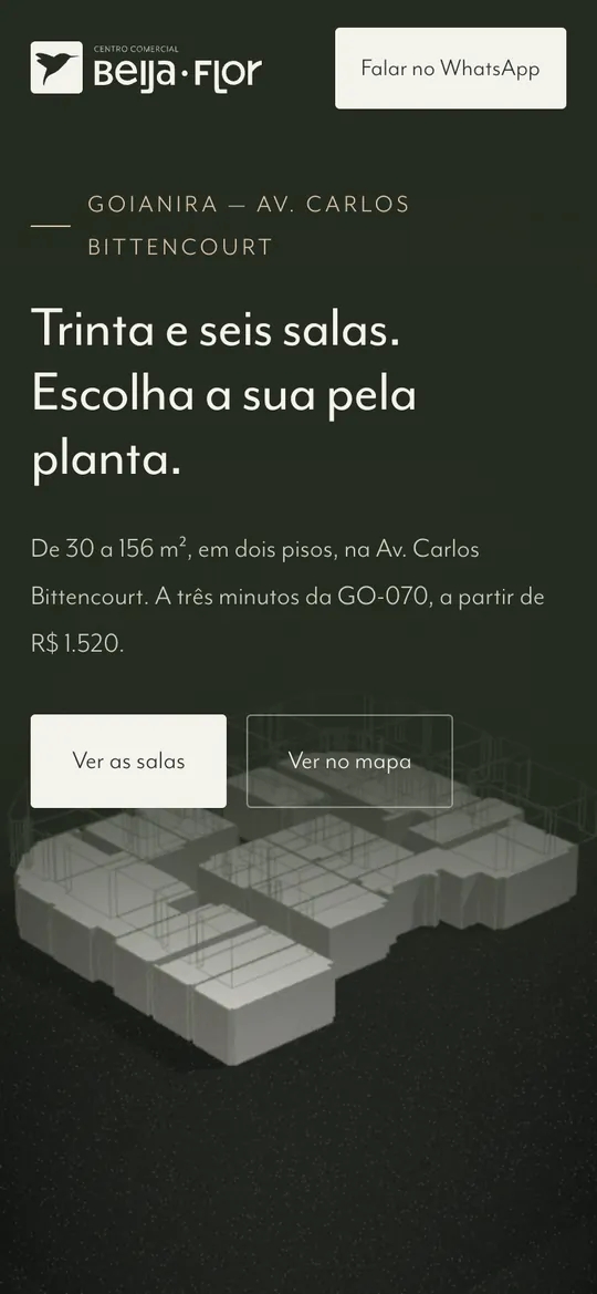 Centro Comercial Beija-Flor no celular