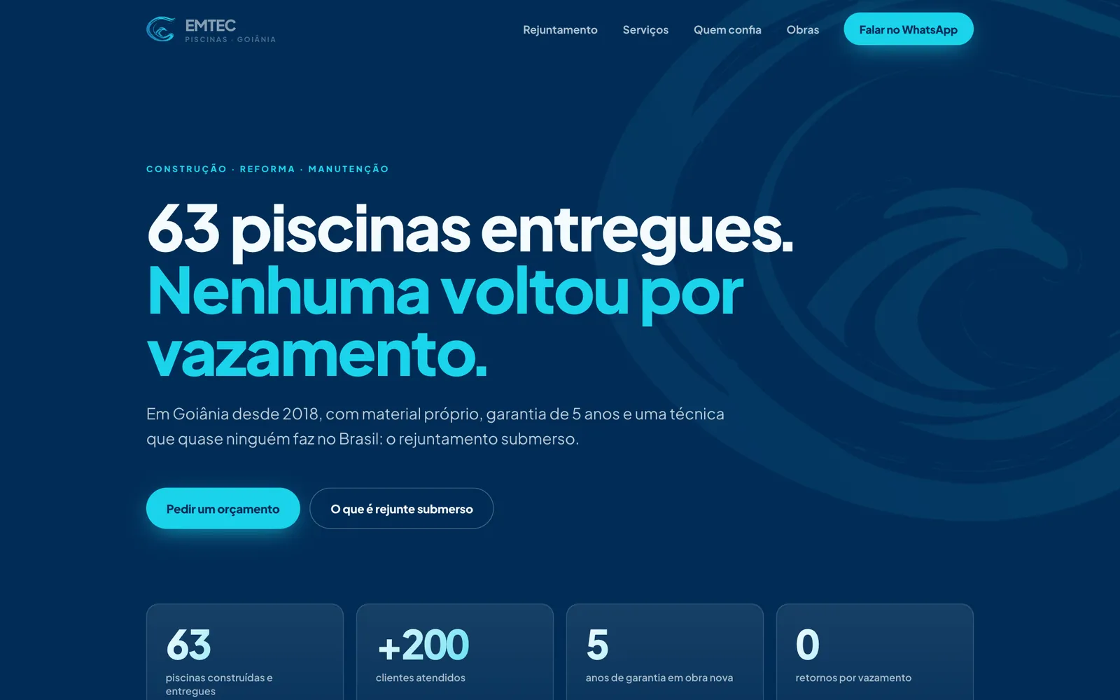 EMTEC Piscinas, versão de computador