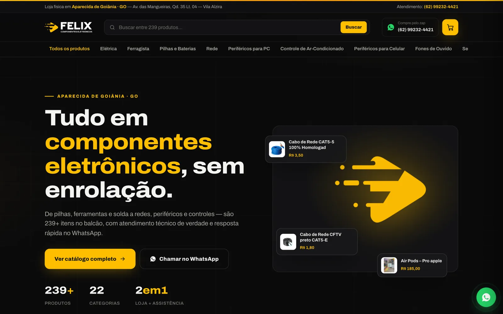 Felix Componentes, versão de computador